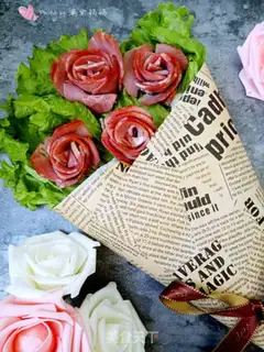 Make Baking bacon roses step 13