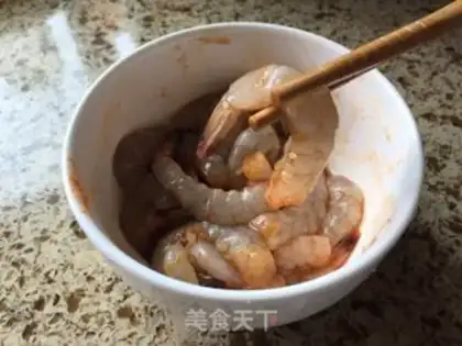 Make Cheese shrimp step 1