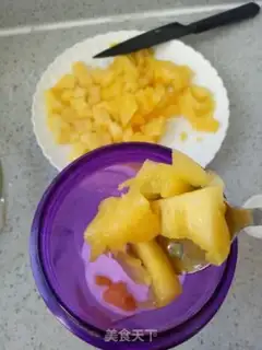 Make Pineapple yogurt step 3