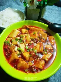 Make Spicy tofu step 7