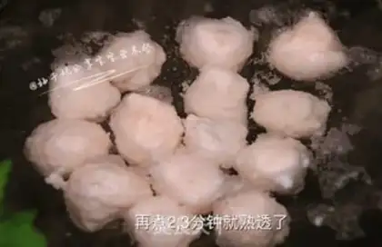 Make Baby eats fresh shrimp balls step 7