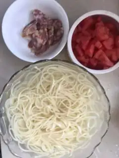 Make Sausage pasta step 1