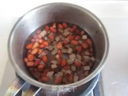Make Pumpkin and rice eggs dry step 1