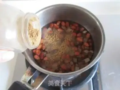 Make Pumpkin and rice eggs dry step 2