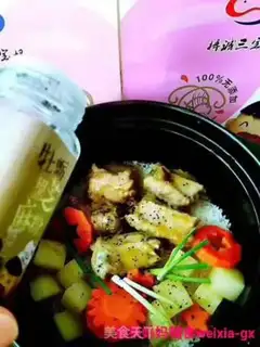 Make Pork-pot rice step 7