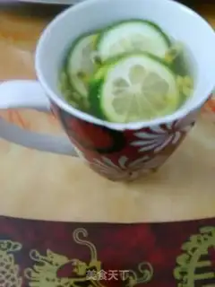 Make Bronze lemon honey tea step 5