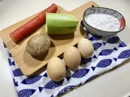 Make Vegetable omelet step 0