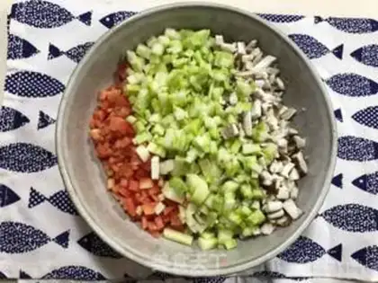 Make Vegetable omelet step 1