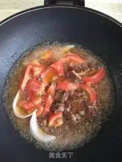 Make Tomato beef noodles step 3