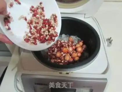 Make ♪ Lotus red bean ♪ step 4