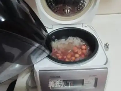 Make ♪ Lotus red bean ♪ step 5