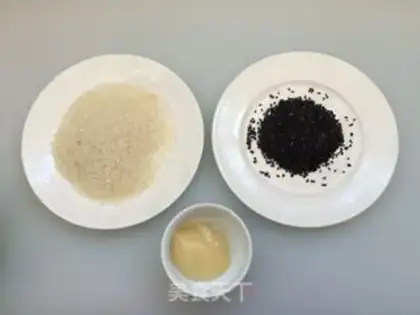 Make Sesame honey congee step 0