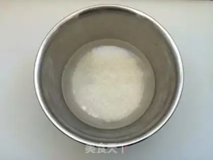 Make Sesame honey congee step 1