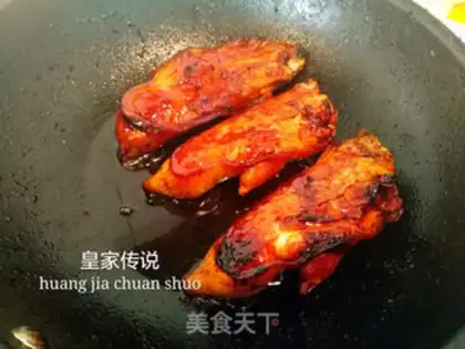 Make Red burning pig hoof step 3