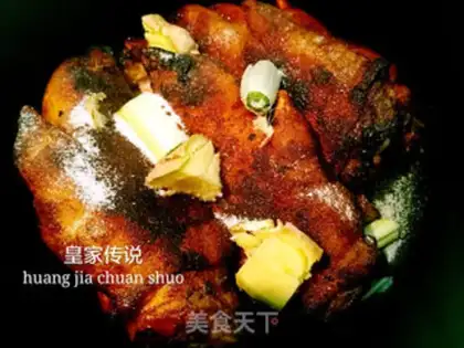 Make Red burning pig hoof step 5