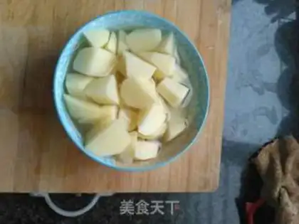 Make Potato red meat step 6