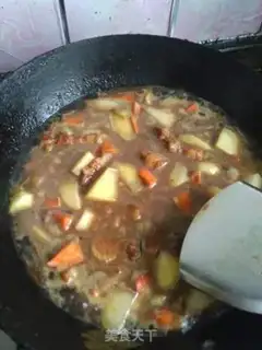 Make Potato red meat step 7