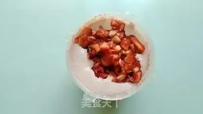Make Strawberry ice cream step 6