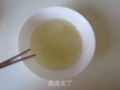 Make Scrambled with salted protein step 1