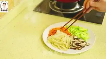 Make Korean rice step 8