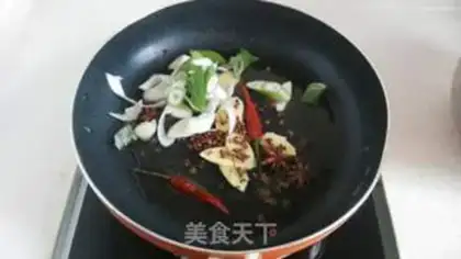 Make Spicy roasted bass with fruit tea step 6