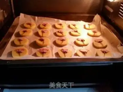 Make Cherry cookies step 9