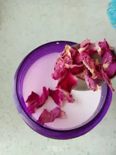 Make Coconut rose milk step 2