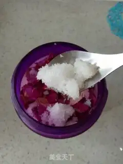 Make Coconut rose milk step 3