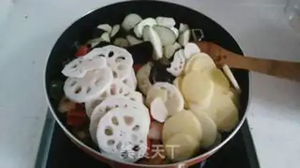 Make Spicy roasted bass with fruit tea step 12