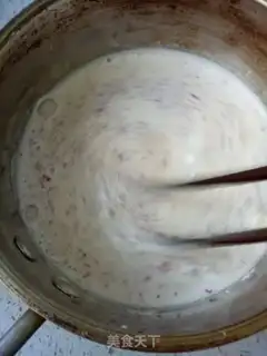 Make Coconut rose milk step 6