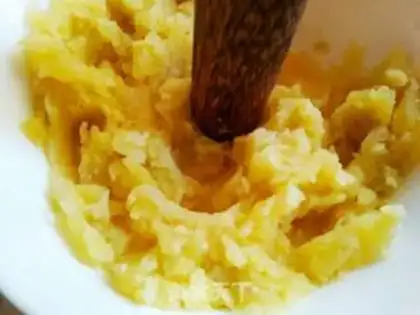 Make Potato cheeseball step 1