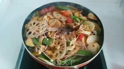 Make Spicy roasted bass with fruit tea step 15