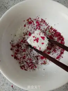 Make Coconut rose milk step 12