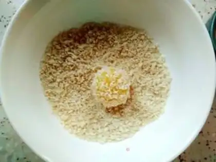 Make Potato cheeseball step 6