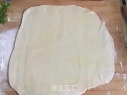 Make Hand grab cake step 1