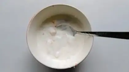 Make Fruit oatmeal milk cup step 4