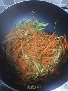 Make Carrot cucumber omelet step 3