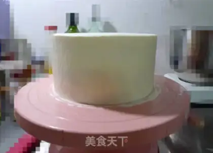Make Korean flower cake step 1