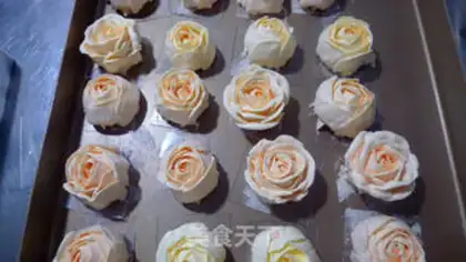 Make Korean flower cake step 3
