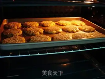 Make Sesame peaches step 11
