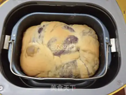 Make Purple rice marble toast step 10