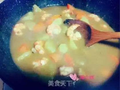 Make Curry shrimp step 15
