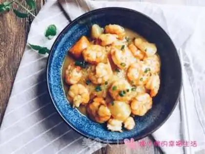 Make Curry shrimp step 16