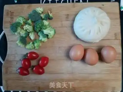 Make Clown bun step 0