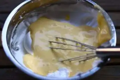 Make Four inches of cake step 7