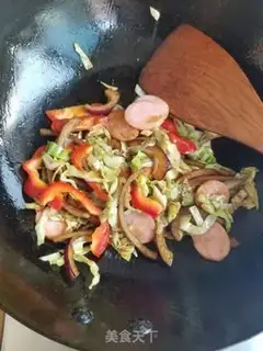 Make Flying noodles step 5