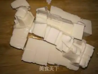 Make Spicy tofu step 1