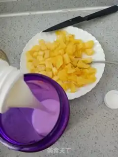Make Pineapple yogurt step 2