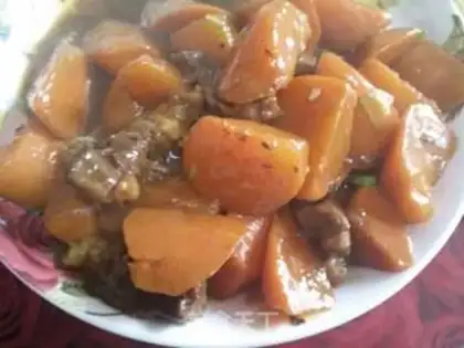 Make Beef stew carrots step 2