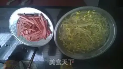 Make Ham sprouts step 1